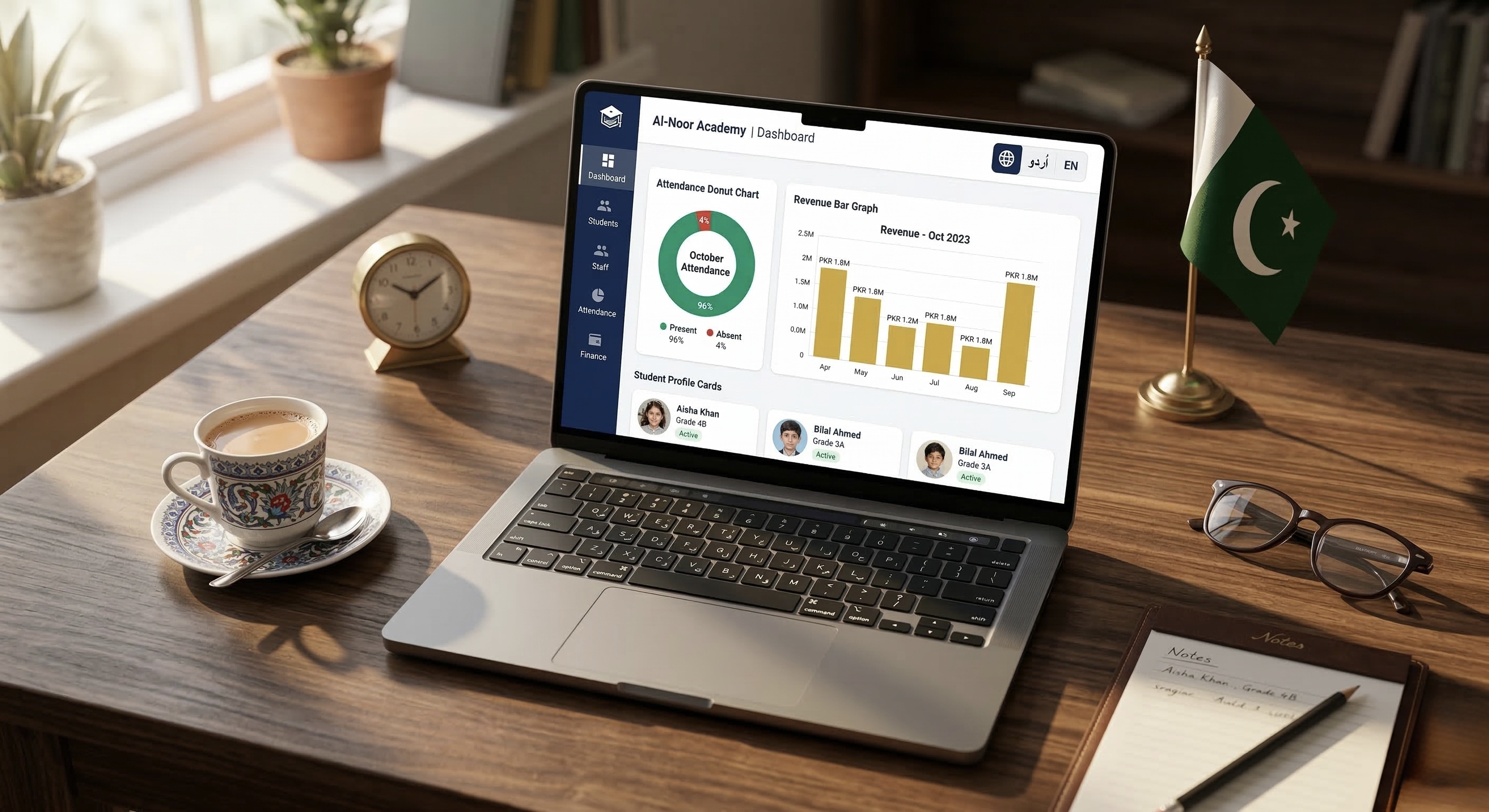 PakEducate AI-Powered Reports dashboard